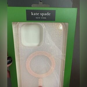 kate spade Sparkling Phone Case,Pinkish/goldish petite glitter!iPhone 16 pro max